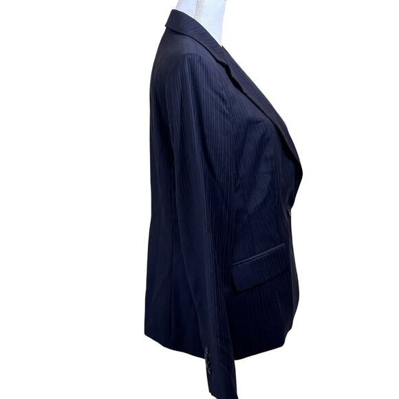 Brooks Brothers 346 black/white pinstripe blazer,  tailored, versatile, preppy - Picture 3 of 7